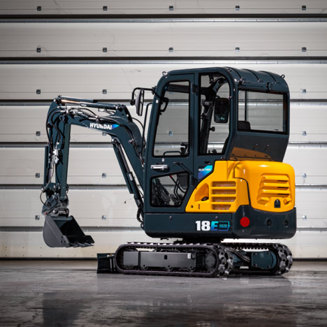 Escavatore elettrico Hyundai 18E