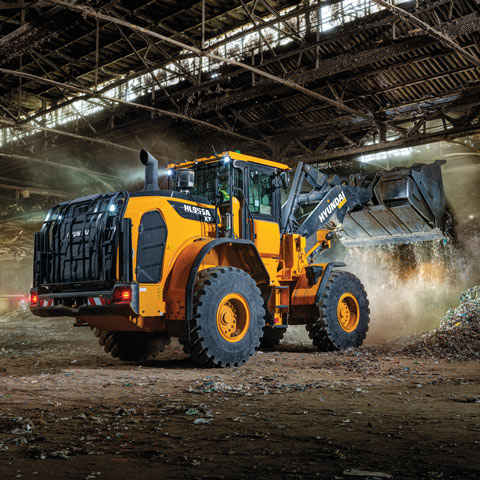 hyundai hl955 gestion des déchets