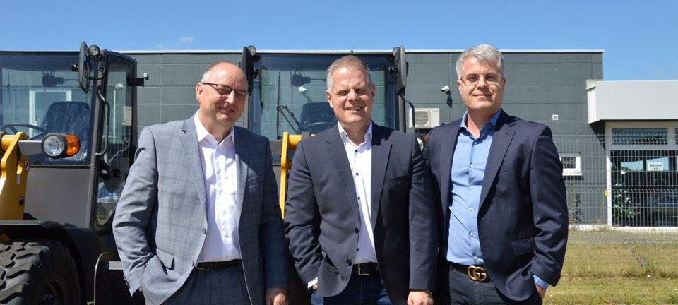 Da sinistra a destra: Peter Möllmann (Responsabile Vendite), Dirk Schoenbohm (CEO), Ralf Schoenbohm (CEO)