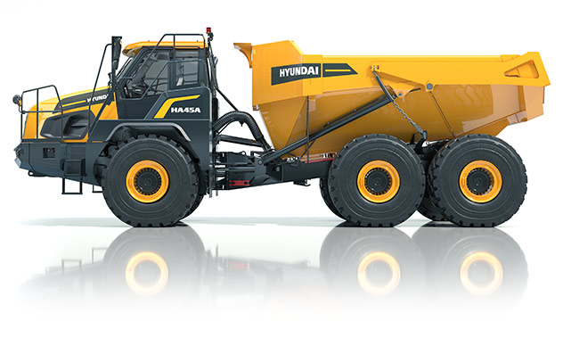 Hyundai HA45A ADT Vista laterale