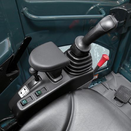 Hyundai-Kompaktbagger bieten Ihnen perfekte Kontrolle über Ausleger, Löffelstiel und Löffel.
