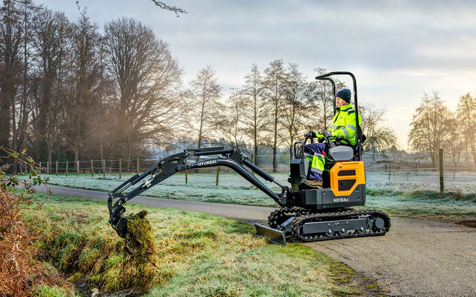 HX10A Z Hyundai Compact Excavator