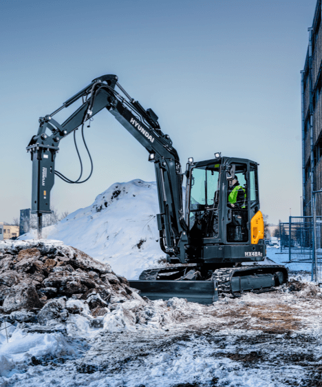 HX40A Z Hyundai Compact Excavator breaker hammer 