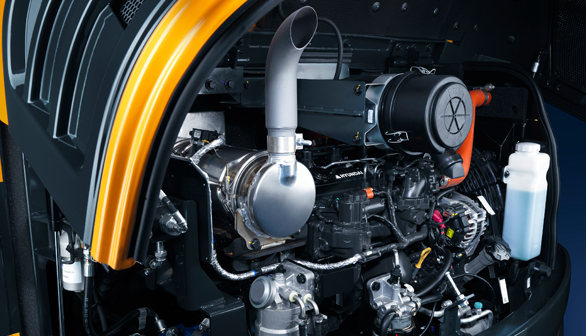 Motor de la excavadora de cadenas HX65A
