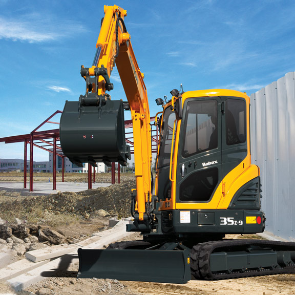 Hyundai R35z 9 Compact Excavator Hyundai Construction Equipment