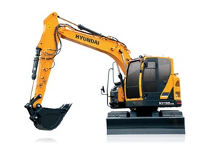 Hyundai HX130LCR studio front view