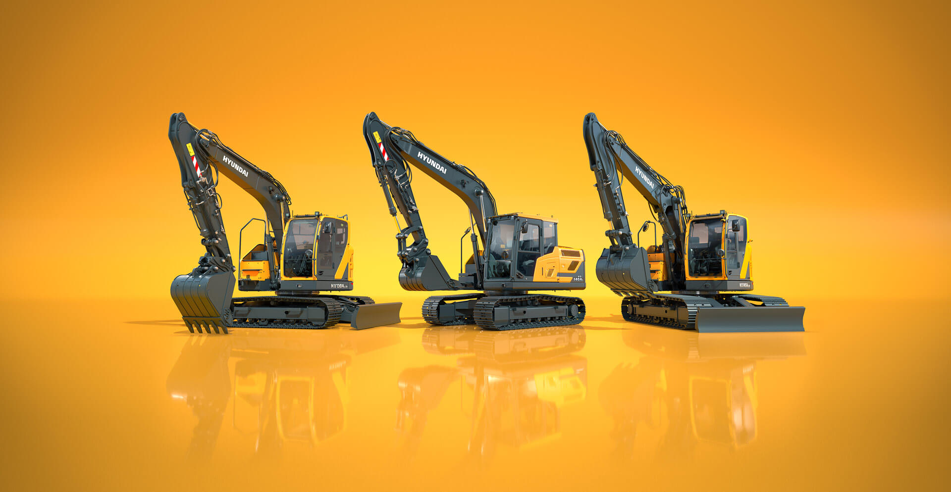 new Hyundai HX series: HX130A LCR, HX140A L HX145A LCR