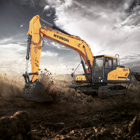 Hyundai Hx220l Crawler Excavator Hcee