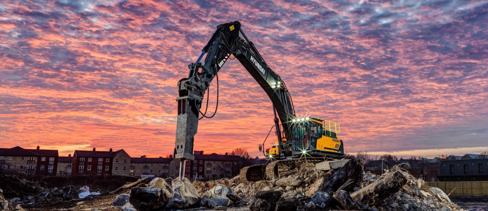 Demolition HX480 Hyundai Excavator