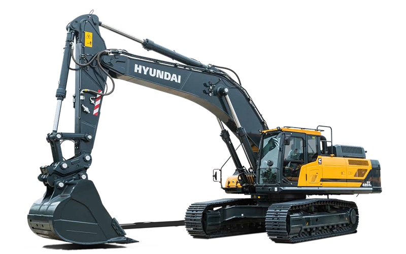 Pelle Hyundai HX480AL sur fond blanc