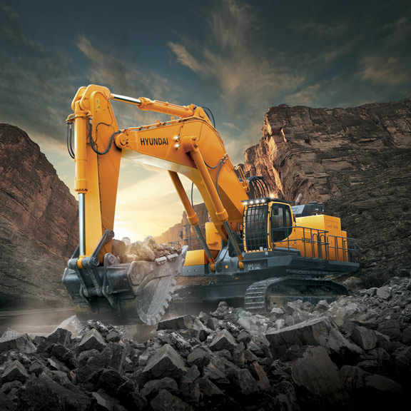 Hyundai R1200-9 120-tonne excavator