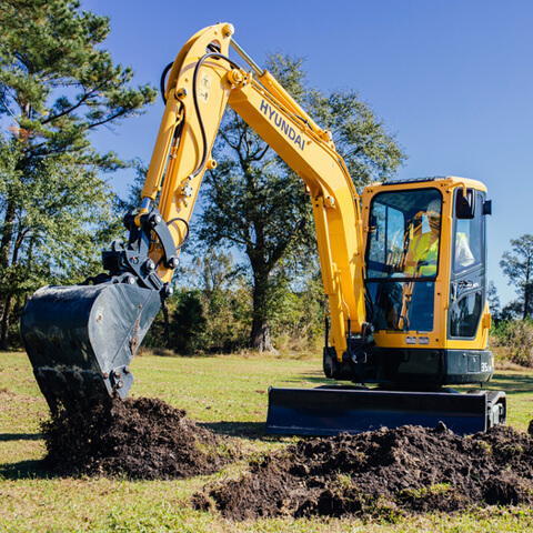 compact excavator