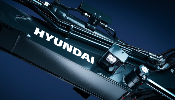 HD Hyundai HW100A mobiele graafmachine arm