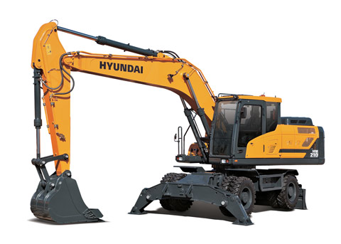 NOT A MOMENT WASTED IN THE HYUNDAI HW210A