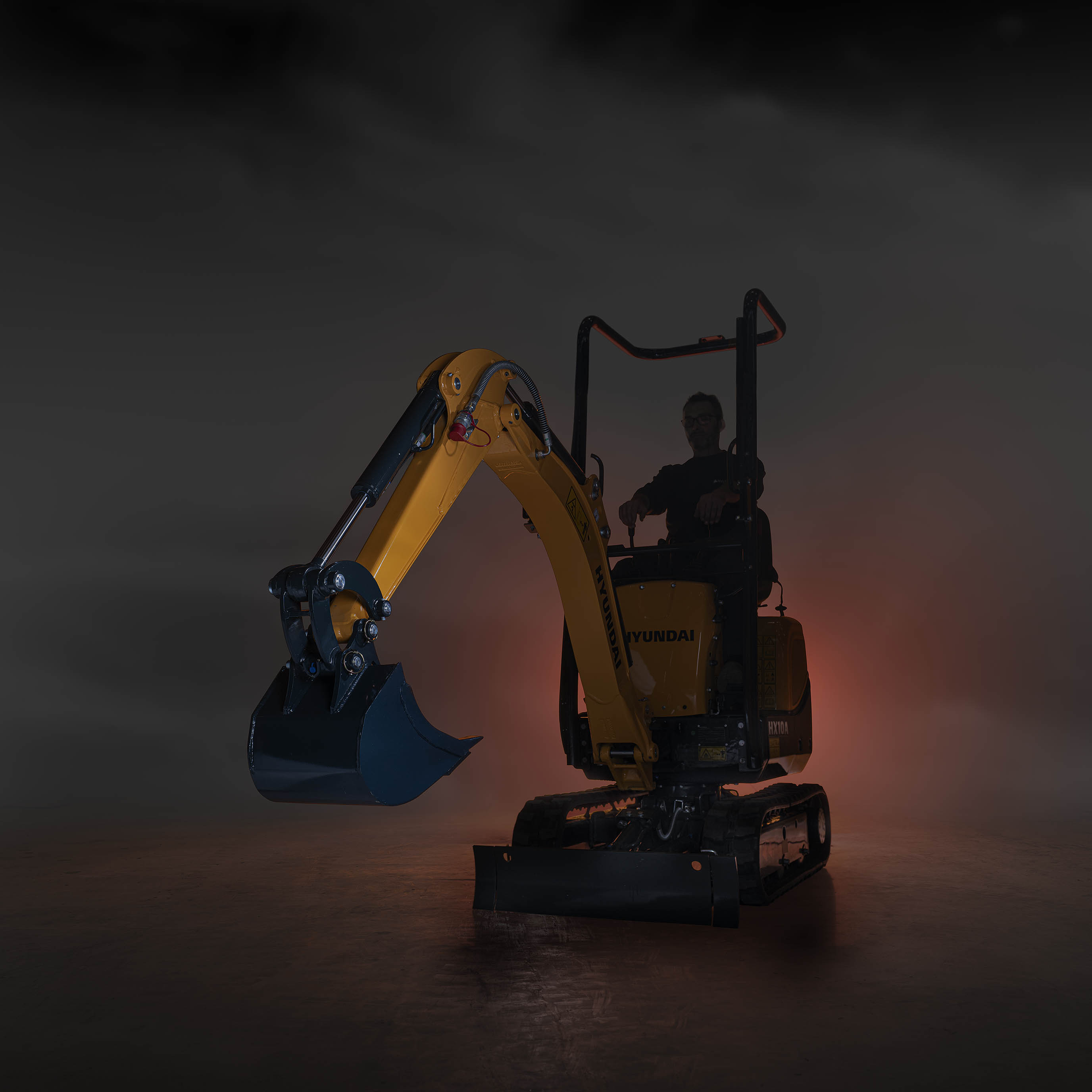 La nueva excavadora compacta Hyundai HX10A